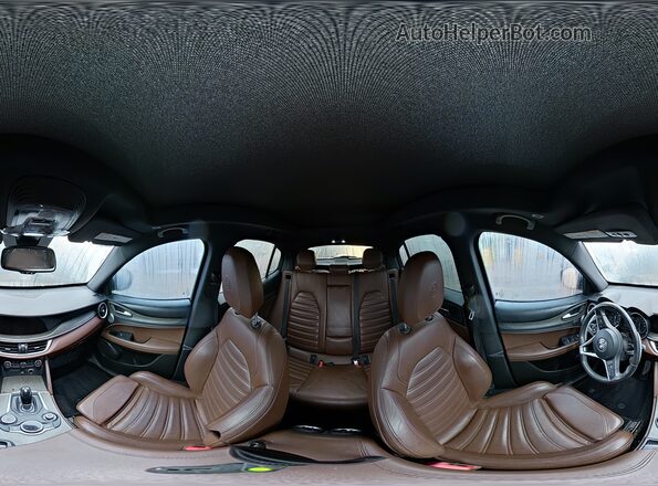 ZASFAKNN4J7B87816 2018 ALFA ROMEO STELVIO Черный Панорамный вид салона 360°