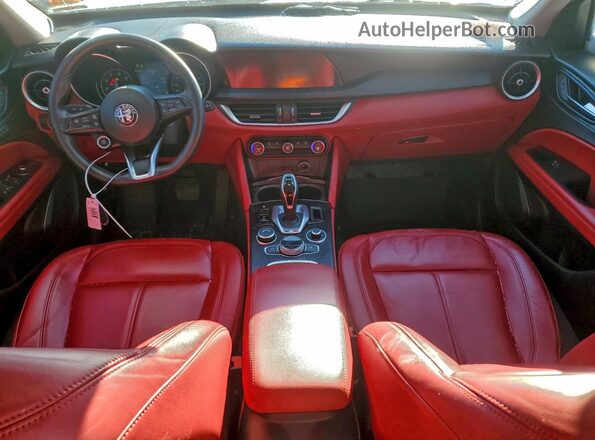 ZASPAJAN1M7D03532 2021 ALFA ROMEO STELVIO Серый Вид панели приборов