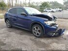 2021 Alfa Romeo Stelvio Rwd Синий vin: ZASPAJAN6M7D13599