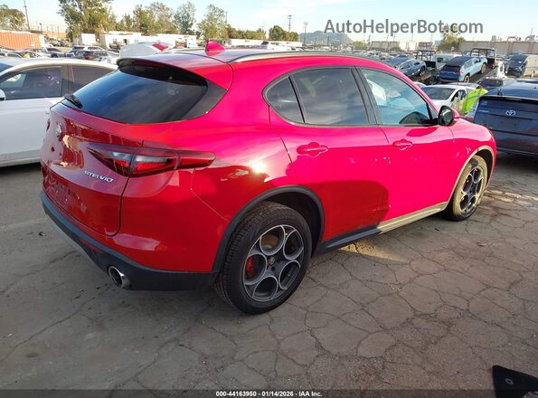 ZASPAKAN7K7C35126 2019 ALFA ROMEO STELVIO Красный Задняя правая четверть