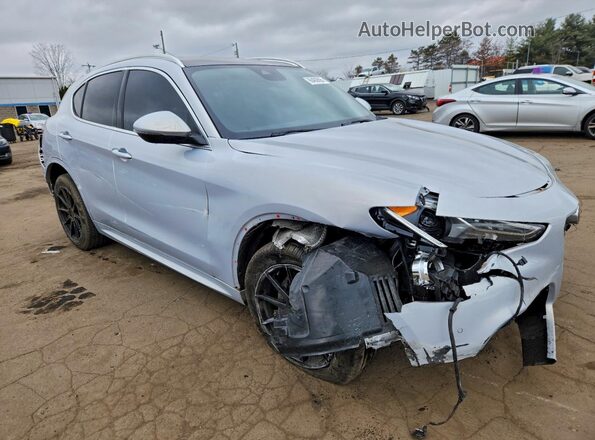ZASPAKBN0L7C92364 2020 ALFA ROMEO STELVIO Серебряный Передняя правая четверть