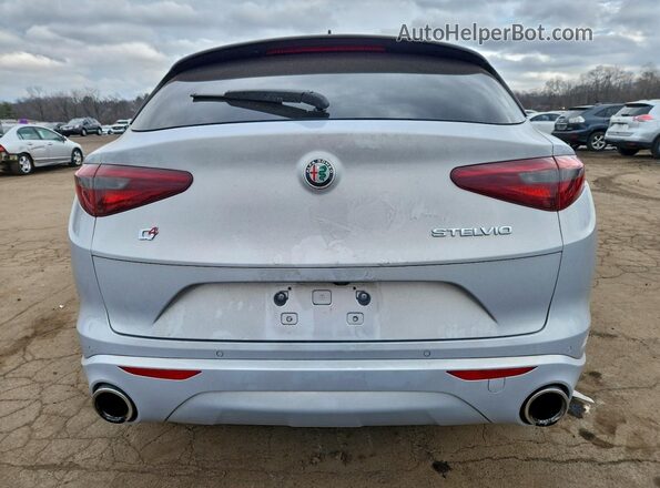 ZASPAKBN0L7C92364 2020 ALFA ROMEO STELVIO Серебряный Вид сзади