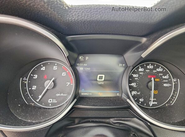 ZASPAKBN0L7C92364 2020 ALFA ROMEO STELVIO Серебряный Вид щитка приборов
