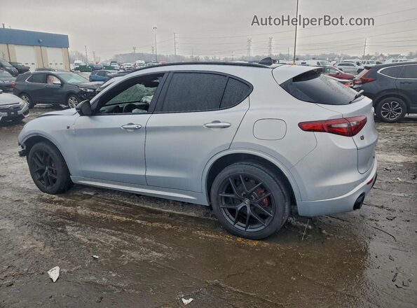 ZASPAKBN0L7C96639 2020 ALFA ROMEO STELVIO Серебряный Задняя левая четверть