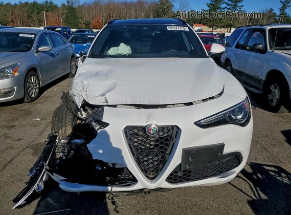 ZASPAKBN0N7D32459 2022 ALFA ROMEO STELVIO Белый Вид спереди