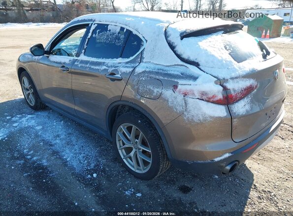ZASPAKBN1K7C50994 2019 ALFA ROMEO STELVIO Коричневый Задняя левая четверть
