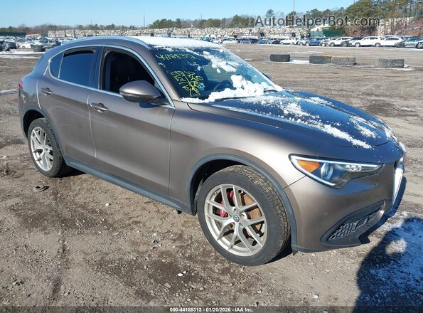 ZASPAKBN1K7C50994 2019 ALFA ROMEO STELVIO Коричневый Передняя правая четверть
