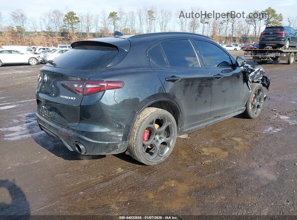 ZASPAKBN2N7D32284 2022 ALFA ROMEO STELVIO Черный Задняя правая четверть