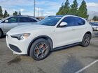 2022 Alfa Romeo Stelvio Ti White vin: ZASPAKBN2N7D47884