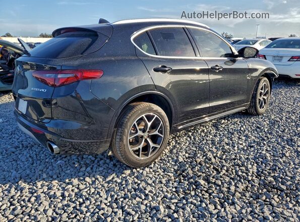 ZASPAKBN3L7C85893 2020 ALFA ROMEO STELVIO Black Tył prawy