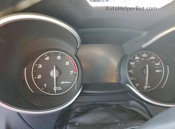 ZASPAKBN3L7C85893 2020 ALFA ROMEO STELVIO Black Widok zestawu wskaźników