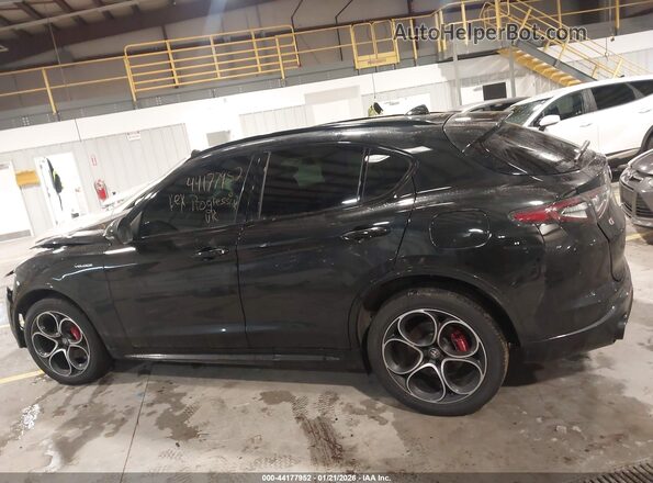 ZASPAKBN3R7D74596 2024 ALFA ROMEO STELVIO Black სალონის 360-გრადუსიანი ხედი