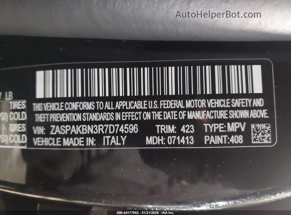 ZASPAKBN3R7D74596 2024 ALFA ROMEO STELVIO Black ძრავის განყოფილების ხედი
