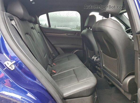 ZASPAKBN6N7D46138 2022 ALFA ROMEO STELVIO Синий Вид задней части салона