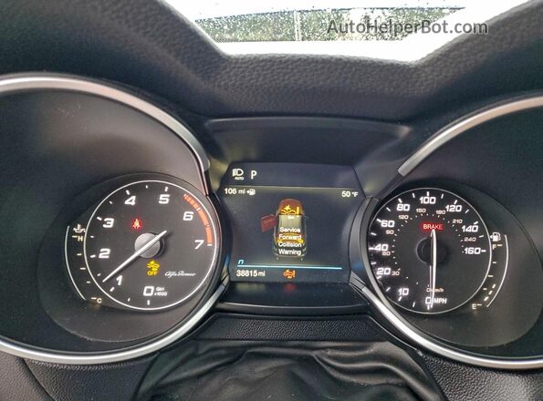 ZASPAKBN6N7D46138 2022 ALFA ROMEO STELVIO Синий Вид щитка приборов
