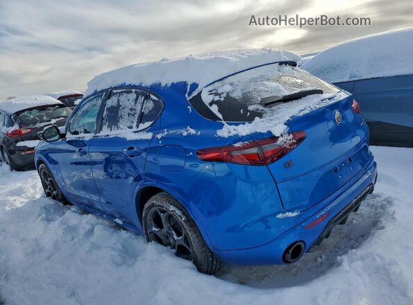 ZASPAKBN6P7D54792 2023 ALFA ROMEO STELVIO Blue Rear left