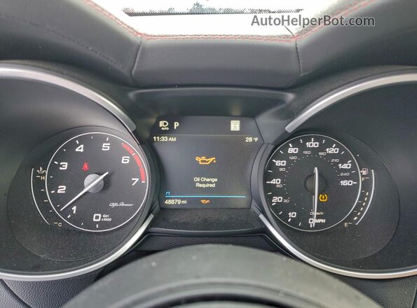 ZASPAKBN6P7D54792 2023 ALFA ROMEO STELVIO Blue Instrument cluster view