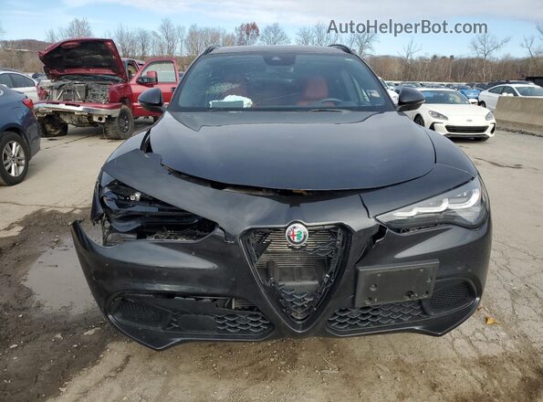 ZASPAKBN7R7D77629 2024 ALFA ROMEO STELVIO Black Widok z przodu