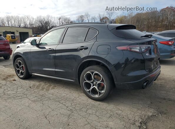 ZASPAKBN7R7D77629 2024 ALFA ROMEO STELVIO Black Tył lewy