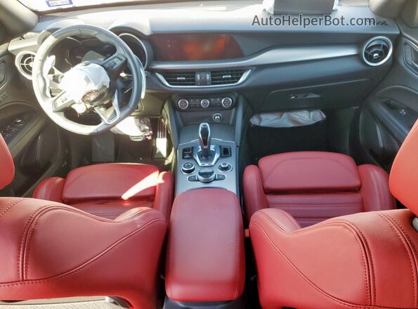 ZASPAKBN7R7D78439 2024 ALFA ROMEO STELVIO White Widok deski rozdzielczej