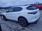2024 Alfa Romeo Stelvio Ti White vin: ZASPAKBN7R7D80448