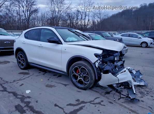 ZASPAKBN7R7D80448 2024 ALFA ROMEO STELVIO White Przód prawy