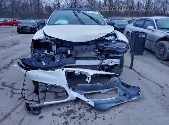 ZASPAKBN7R7D80448 2024 ALFA ROMEO STELVIO White Widok z przodu