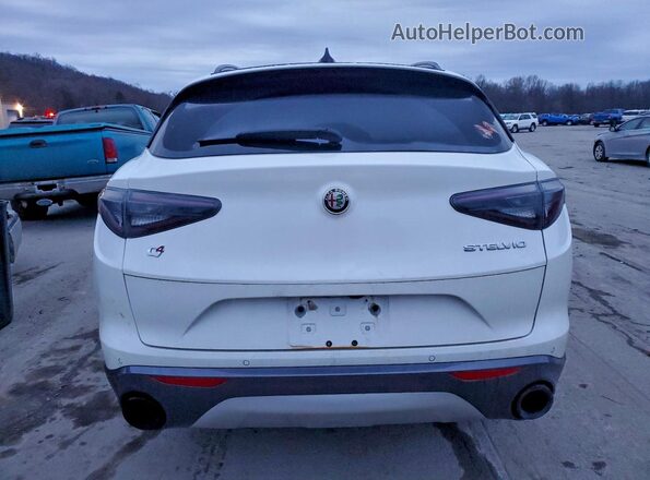 ZASPAKBN7R7D80448 2024 ALFA ROMEO STELVIO White Widok z tyłu