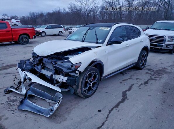 ZASPAKBN7R7D80448 2024 ALFA ROMEO STELVIO White Przód lewy