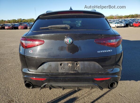 ZASPAKBN8P7D54213 2023 ALFA ROMEO STELVIO Black Widok z tyłu
