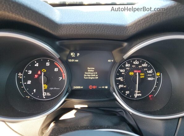ZASPAKBN8P7D54213 2023 ALFA ROMEO STELVIO Black Widok zestawu wskaźników
