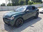 2021 Alfa Romeo Stelvio Ti Green vin: ZASPAKBN9M7D19675