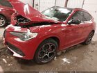 2022 Alfa Romeo Stelvio Veloce Ti Awd Красный vin: ZASPAKBN9N7D49406
