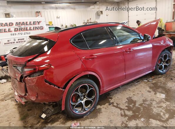 ZASPAKBN9N7D49406 2022 ALFA ROMEO STELVIO Красный Задняя правая четверть