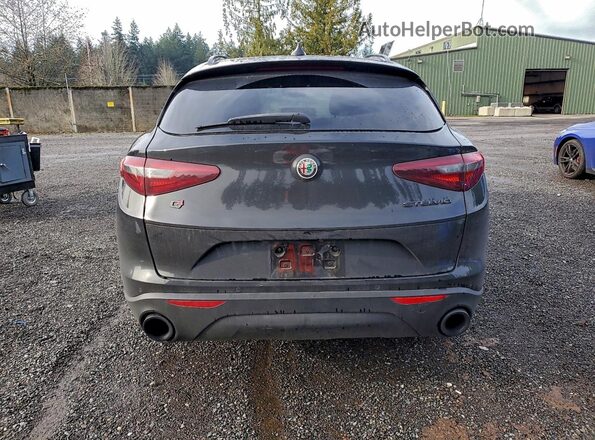 ZASPAKBNXK7C43073 2019 ALFA ROMEO STELVIO Черный Вид сзади