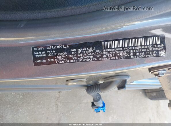 ZASPATCW8R3055311 2024 ALFA ROMEO OTHER Gray Շարժիչի բաժամունքի տեսք