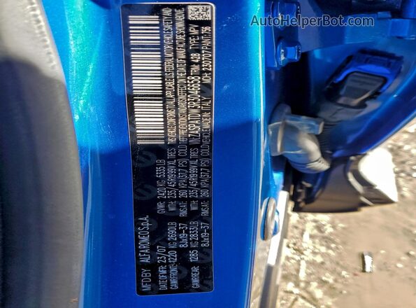 ZASPATDW3R3046658 2024 ALFA ROMEO OTHER Blue Вид наклейки з VIN-кодом