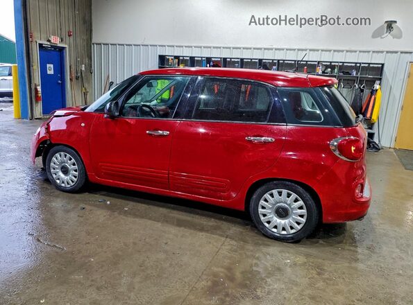 ZFBCFAAH1GZ038416 2016 FIAT 500L Красный Задняя левая четверть