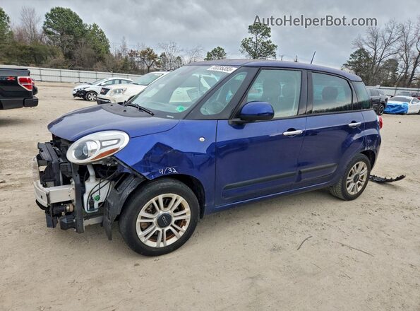 ZFBCFAAHXJZ041306 2018 FIAT 500L Синий Передняя левая четверть