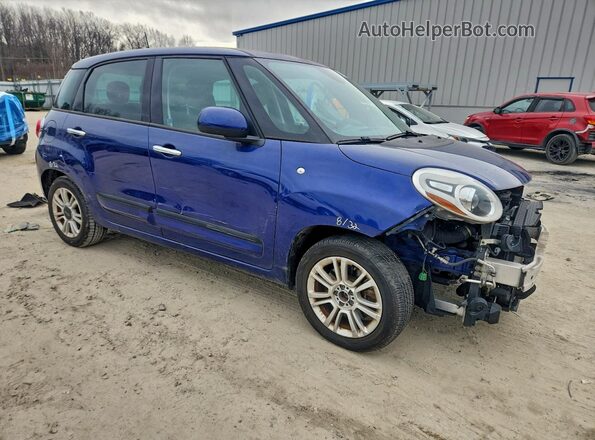 ZFBCFAAHXJZ041306 2018 FIAT 500L Синий Передняя правая четверть