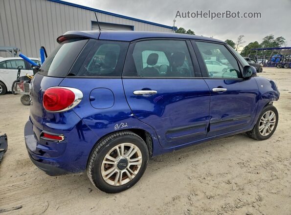 ZFBCFAAHXJZ041306 2018 FIAT 500L Синий Задняя правая четверть