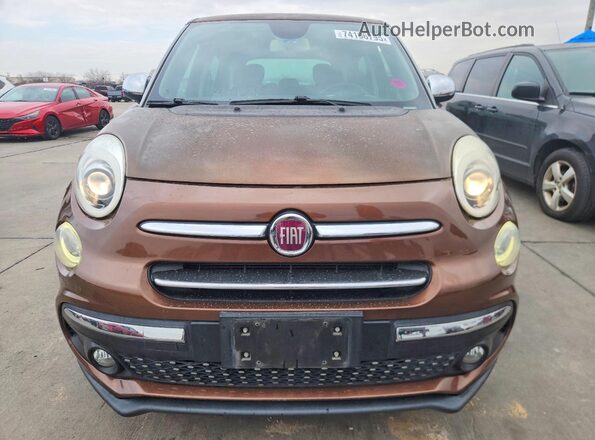 ZFBCFACH8JZ040765 2018 FIAT 500L Brown Vista frontal