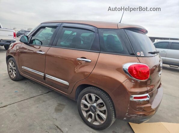 ZFBCFACH8JZ040765 2018 FIAT 500L Brown Trasero izquierdo