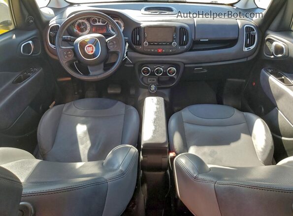 ZFBCFADH0HZ039408 2017 FIAT 500L Yellow Widok deski rozdzielczej