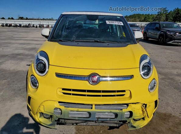 ZFBCFADH0HZ039408 2017 FIAT 500L Yellow Widok z przodu