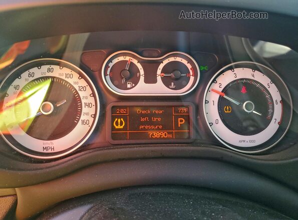 ZFBCFADH0HZ039408 2017 FIAT 500L Yellow Widok zestawu wskaźników