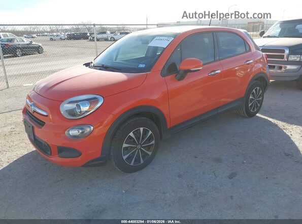 ZFBCFXAT0GP333897 2016 FIAT 500X Orange წინა მარცხენა ხედი სამი მეოთხედიდან