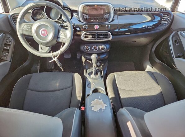 ZFBCFXAT6GP358950 2016 FIAT 500X Black Dashboard view