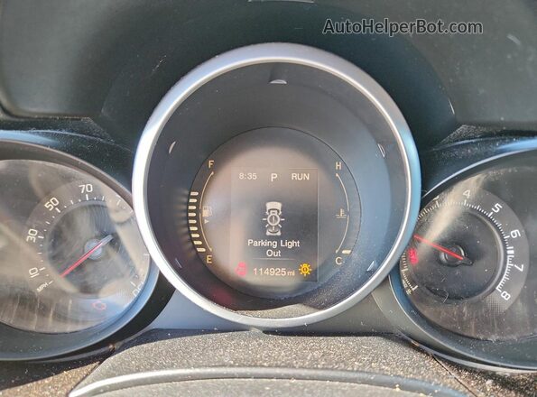 ZFBCFXAT6GP358950 2016 FIAT 500X Black Instrument cluster view