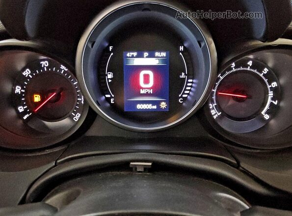 ZFBCFXCB2JP657394 2018 FIAT 500X Gray Vista del cuadro de instrumentos